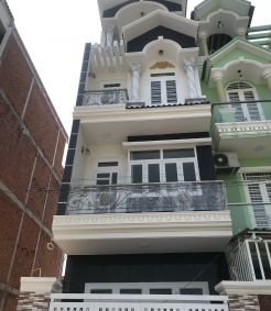 Nhà Hai Mặt Tiền - Nhà ở Bình Tân, Nhà diện tích 4m x 15m, Nhà có 4 Phòng ngủ, 4 Toilet, Sân Thượng 