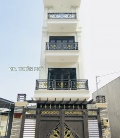 Nhà Bán quận Bình Tân, Diện tích 4 x 20m, Nhà ngay Mặt tiền chợ Bình Thành, Đường trước nhà rộng 6m5